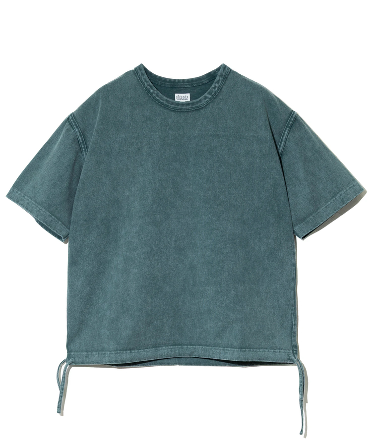 AOZORA BLUE HEAVEN(アオゾラ ブルー ヘヴン) |AOZORA 度詰め天竺+製品染めパウダーブリーチTシャツ (MENS)