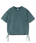 AOZORA BLUE HEAVEN(アオゾラ ブルー ヘヴン) |AOZORA 度詰め天竺+製品染めパウダーブリーチTシャツ (MENS)