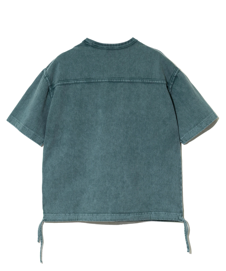 AOZORA BLUE HEAVEN(アオゾラ ブルー ヘヴン) |AOZORA 度詰め天竺+製品染めパウダーブリーチTシャツ (MENS)