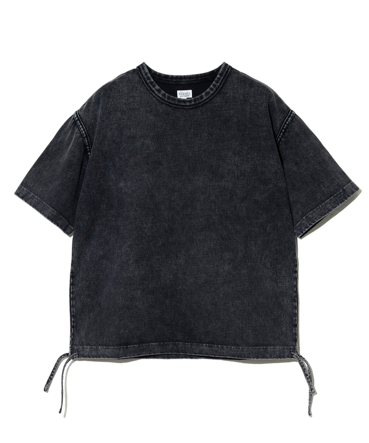 AOZORA BLUE HEAVEN(アオゾラ ブルー ヘヴン) |AOZORA 度詰め天竺+製品染めパウダーブリーチTシャツ (MENS)