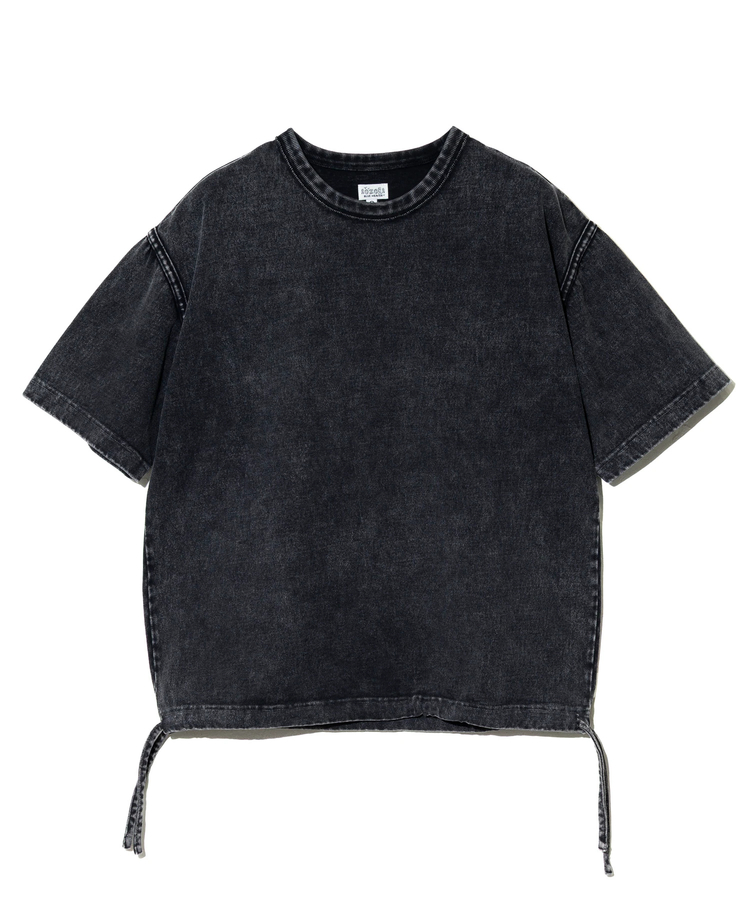 AOZORA BLUE HEAVEN(アオゾラ ブルー ヘヴン) |AOZORA 度詰め天竺+製品染めパウダーブリーチTシャツ (MENS)