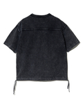 AOZORA BLUE HEAVEN(アオゾラ ブルー ヘヴン) |AOZORA 度詰め天竺+製品染めパウダーブリーチTシャツ (MENS)