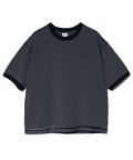 AOZORA BLUE HEAVEN(アオゾラ ブルー ヘヴン) |AOZORA ボーダー+製品染めストーンウォッシュTシャツ (MENS)