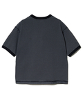 AOZORA BLUE HEAVEN(アオゾラ ブルー ヘヴン) |AOZORA ボーダー+製品染めストーンウォッシュTシャツ (MENS)
