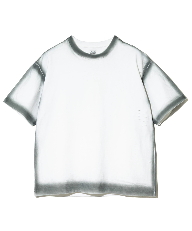 AOZORA BLUE HEAVEN(アオゾラ ブルー ヘヴン) |AOZORA 度詰め天竺スプレー加工Tシャツ (MENS)
