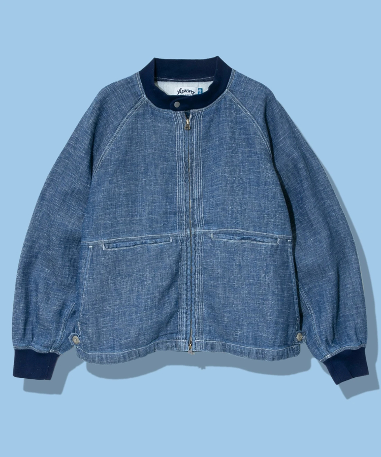 AOZORA BLUE HEAVEN(アオゾラ ブルー ヘヴン) |AOZORA LINEN/COTTON DENIM SURF ジャケット(MENS)