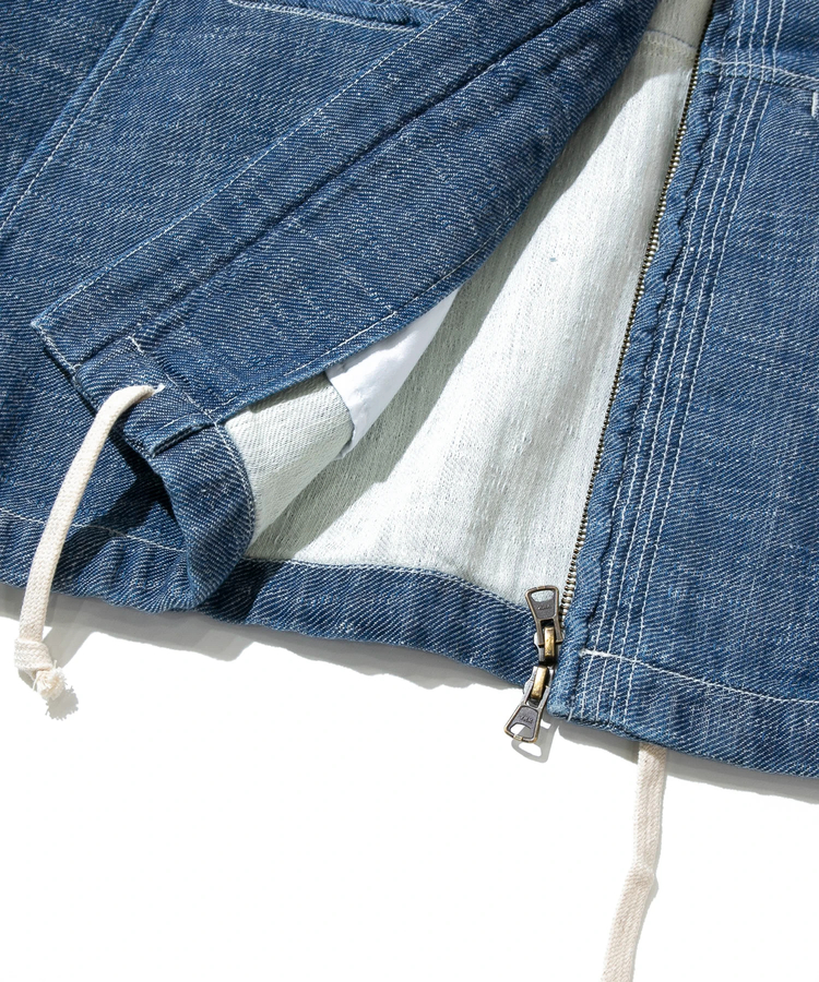 AOZORA BLUE HEAVEN(アオゾラ ブルー ヘヴン) |AOZORA LINEN/COTTON DENIM SURF ジャケット(MENS)