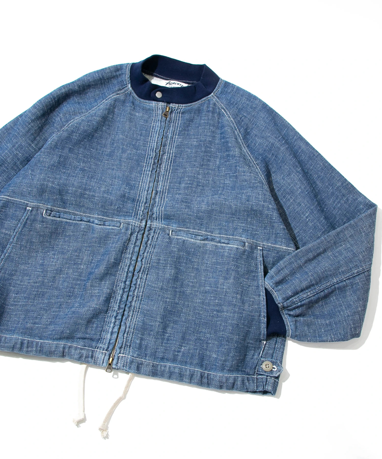 AOZORA BLUE HEAVEN(アオゾラ ブルー ヘヴン) |AOZORA LINEN/COTTON DENIM SURF ジャケット(MENS)