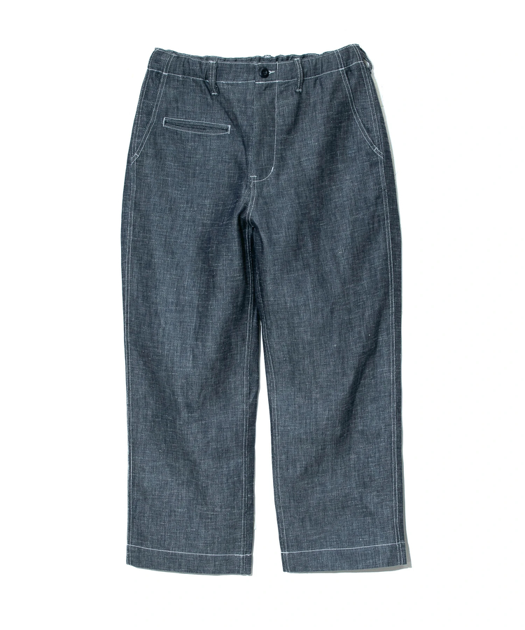 AOZORA BLUE HEAVEN(アオゾラ ブルー ヘヴン) |AOZORA LINEN/COTTN DENIMトラウザーパンツ(MENS)