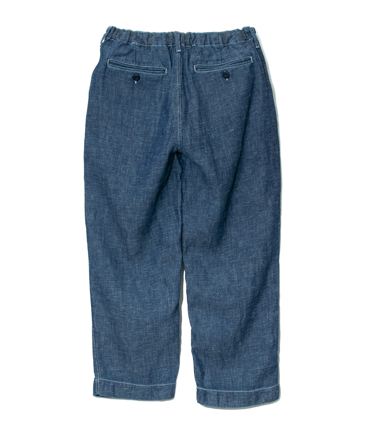 AOZORA BLUE HEAVEN(アオゾラ ブルー ヘヴン) |AOZORA LINEN/COTTN DENIMトラウザーパンツ(MENS)