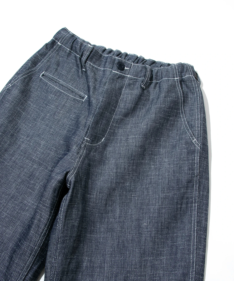 AOZORA BLUE HEAVEN(アオゾラ ブルー ヘヴン) |AOZORA LINEN/COTTN DENIMトラウザーパンツ(MENS)