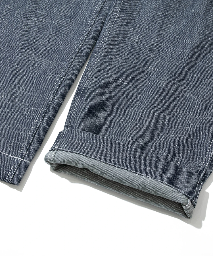 AOZORA BLUE HEAVEN(アオゾラ ブルー ヘヴン) |AOZORA LINEN/COTTN DENIMトラウザーパンツ(MENS)