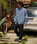 AOZORA BLUE HEAVEN(アオゾラ ブルー ヘヴン) |AOZORA DENIM･ヒッコリーコーチシャツ (MENS/WOMENS)