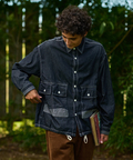 AOZORA BLUE HEAVEN(アオゾラ ブルー ヘヴン) |AOZORA DENIM･ヒッコリーコーチシャツ (MENS/WOMENS)