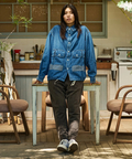 AOZORA BLUE HEAVEN(アオゾラ ブルー ヘヴン) |AOZORA DENIM･ヒッコリーコーチシャツ (MENS/WOMENS)