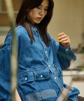 AOZORA BLUE HEAVEN(アオゾラ ブルー ヘヴン) |AOZORA DENIM･ヒッコリーコーチシャツ (MENS/WOMENS)
