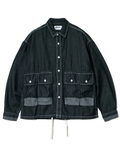 AOZORA BLUE HEAVEN(アオゾラ ブルー ヘヴン) |AOZORA DENIM･ヒッコリーコーチシャツ (MENS/WOMENS)