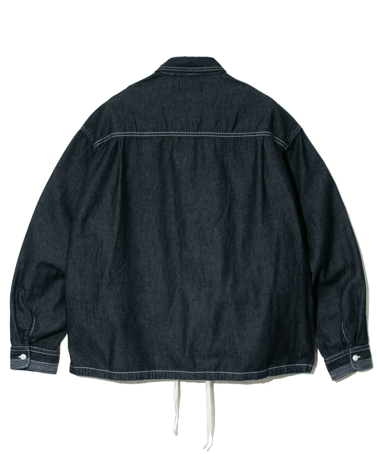 AOZORA BLUE HEAVEN(アオゾラ ブルー ヘヴン) |AOZORA DENIM･ヒッコリーコーチシャツ (MENS/WOMENS)