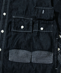 AOZORA BLUE HEAVEN(アオゾラ ブルー ヘヴン) |AOZORA DENIM･ヒッコリーコーチシャツ (MENS/WOMENS)