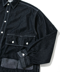 AOZORA BLUE HEAVEN(アオゾラ ブルー ヘヴン) |AOZORA DENIM･ヒッコリーコーチシャツ (MENS/WOMENS)