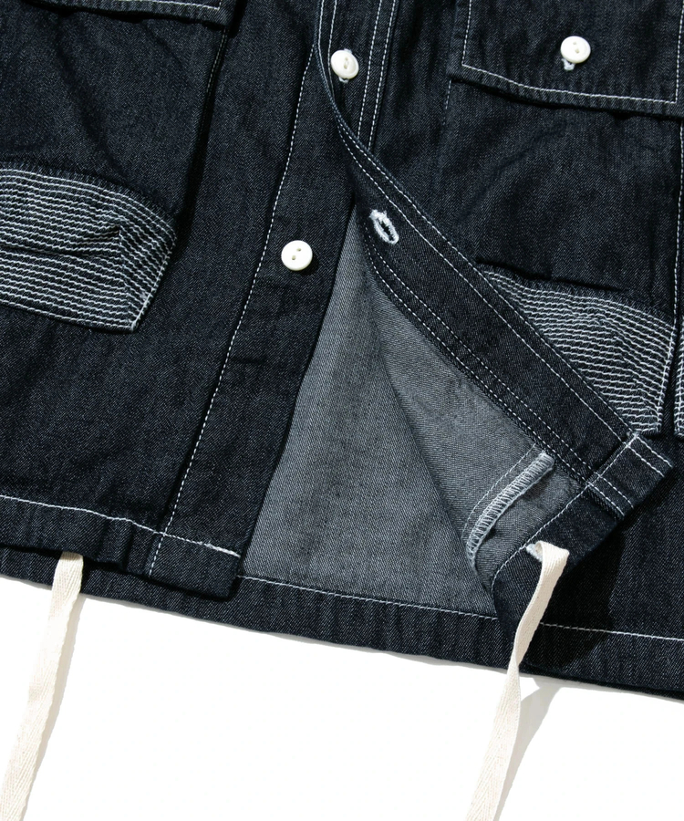 AOZORA BLUE HEAVEN(アオゾラ ブルー ヘヴン) |AOZORA DENIM･ヒッコリーコーチシャツ (MENS/WOMENS)