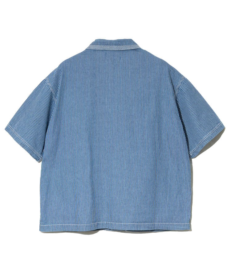 AOZORA BLUE HEAVEN(アオゾラ ブルー ヘヴン) |AOZORA DENIMヒッコリーSSゲームシャツ(MENS)