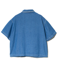 AOZORA BLUE HEAVEN(アオゾラ ブルー ヘヴン) |AOZORA DENIMヒッコリーSSゲームシャツ(MENS)