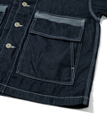 AOZORA BLUE HEAVEN(アオゾラ ブルー ヘヴン) |AOZORA DENIMヒッコリーSSゲームシャツ(MENS)