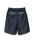 AOZORA BLUE HEAVEN(アオゾラ ブルー ヘヴン) |AOZORA DENIM･ヒッコリーワイドベーカーショーツ(MENS)