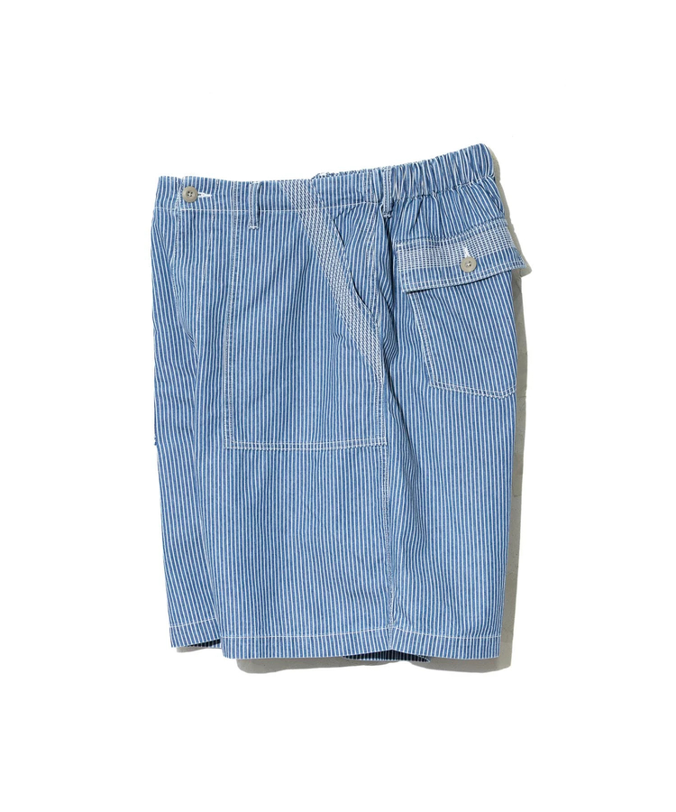 AOZORA BLUE HEAVEN(アオゾラ ブルー ヘヴン) |AOZORA DENIM･ヒッコリーワイドベーカーショーツ(MENS)
