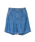 AOZORA BLUE HEAVEN(アオゾラ ブルー ヘヴン) |AOZORA DENIM･ヒッコリーワイドベーカーショーツ(MENS)