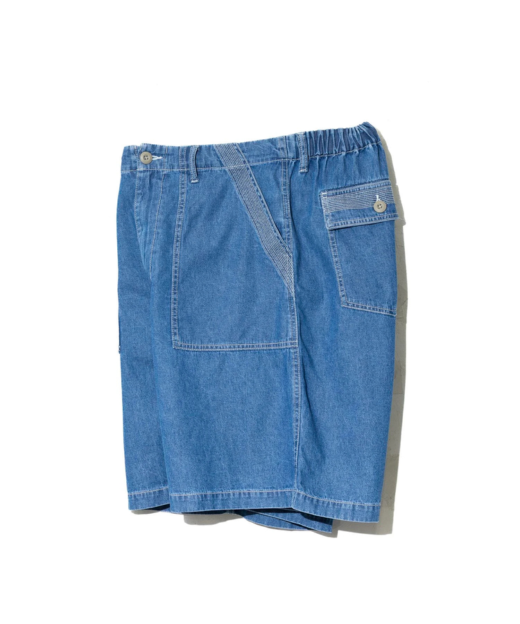 AOZORA BLUE HEAVEN(アオゾラ ブルー ヘヴン) |AOZORA DENIM･ヒッコリーワイドベーカーショーツ(MENS)