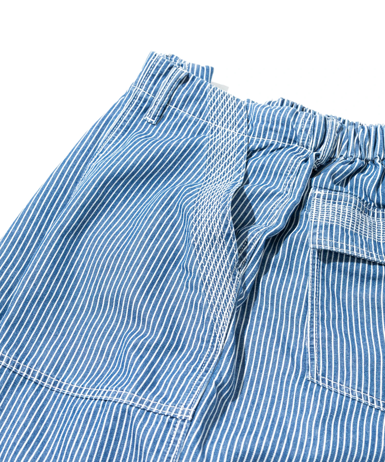 AOZORA BLUE HEAVEN(アオゾラ ブルー ヘヴン) |AOZORA DENIM･ヒッコリーワイドベーカーショーツ(MENS)