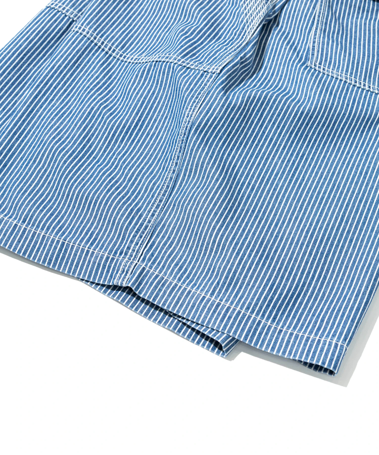 AOZORA BLUE HEAVEN(アオゾラ ブルー ヘヴン) |AOZORA DENIM･ヒッコリーワイドベーカーショーツ(MENS)