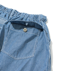 AOZORA BLUE HEAVEN(アオゾラ ブルー ヘヴン) |AOZORA DENIM･ヒッコリーワイドベーカーショーツ(MENS)