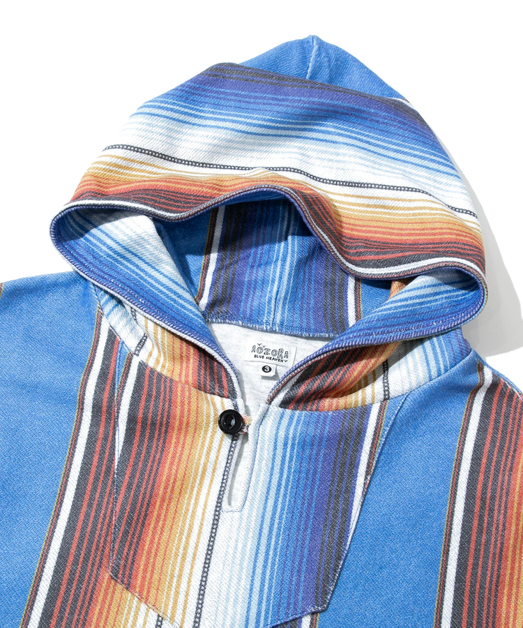 AOZORA BLUE HEAVEN(アオゾラ ブルー ヘヴン) |AOZORA ミニ裏毛メキシカンパーカ (MENS)