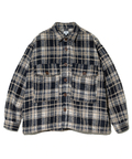 AOZORA BLUE HEAVEN(アオゾラ ブルー ヘヴン) |AOZORA ネルチェック起毛シャツ (MENS)