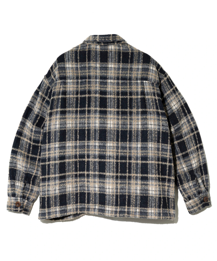 AOZORA BLUE HEAVEN(アオゾラ ブルー ヘヴン) |AOZORA ネルチェック起毛シャツ (MENS)
