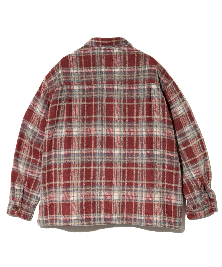 AOZORA BLUE HEAVEN(アオゾラ ブルー ヘヴン) |AOZORA ネルチェック起毛シャツ (MENS)