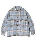 AOZORA BLUE HEAVEN(アオゾラ ブルー ヘヴン) |AOZORA ネルチェック起毛シャツ (MENS)