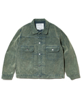AOZORA BLUE HEAVEN(アオゾラ ブルー ヘヴン) |AOZORA コーデユロイ ケミカルブリーチトラッカーJKT (MENS)