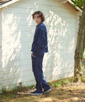 AOZORA BLUE HEAVEN(アオゾラ ブルー ヘヴン) |AOZORA 刺し子デニムワイドトラッカーJKT(MENS)