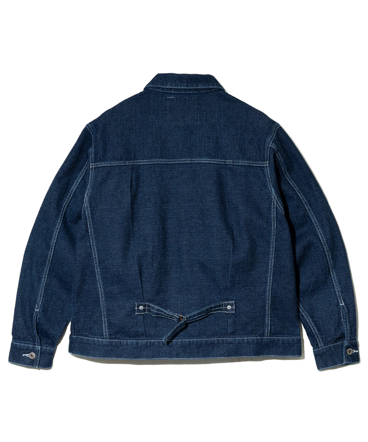 AOZORA BLUE HEAVEN(アオゾラ ブルー ヘヴン) |AOZORA 刺し子デニムワイドトラッカーJKT(MENS)