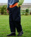 AOZORA BLUE HEAVEN(アオゾラ ブルー ヘヴン) |AOZORA 刺し子DENIM ワイドテーパードパンツ (MENS)