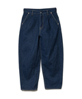 AOZORA BLUE HEAVEN(アオゾラ ブルー ヘヴン) |AOZORA 刺し子DENIM ワイドテーパードパンツ (MENS)