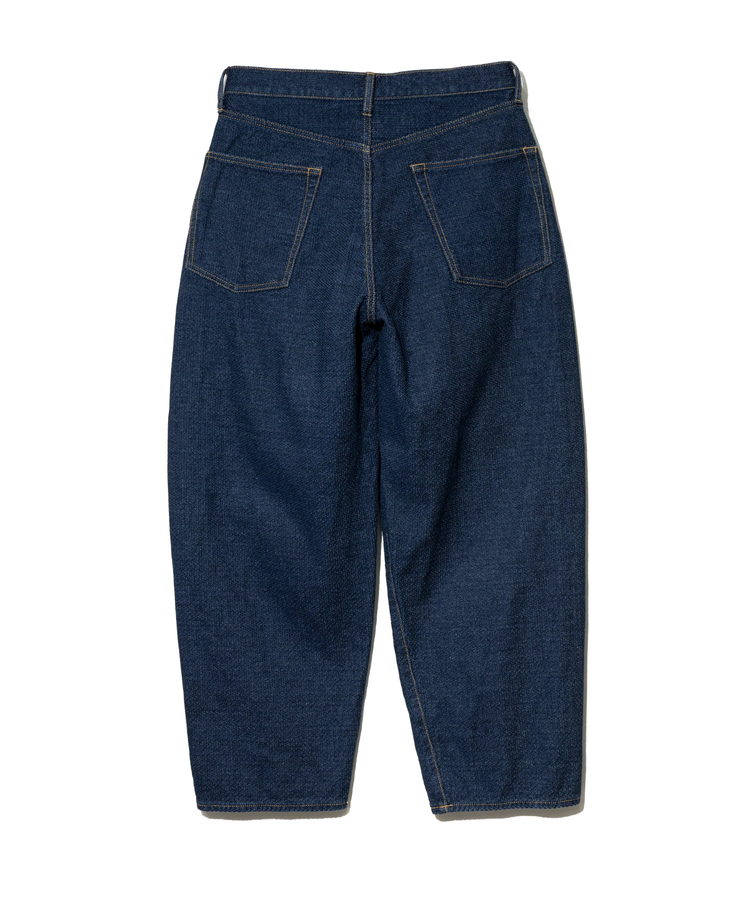 AOZORA BLUE HEAVEN(アオゾラ ブルー ヘヴン) |AOZORA 刺し子DENIM ワイドテーパードパンツ (MENS)
