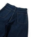 AOZORA BLUE HEAVEN(アオゾラ ブルー ヘヴン) |AOZORA 刺し子DENIM ワイドテーパードパンツ (MENS)