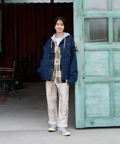 AOZORA BLUE HEAVEN(アオゾラ ブルー ヘヴン) |AOZORA ダブルニーパンツ ペンキ加工(MENS)