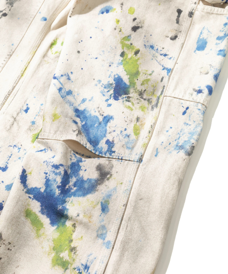 AOZORA BLUE HEAVEN(アオゾラ ブルー ヘヴン) |AOZORA ダブルニーパンツ ペンキ加工(MENS)