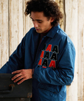 AOZORA BLUE HEAVEN(アオゾラ ブルー ヘヴン) |AOZORA ナイロンワッペンコーチJK -TATAMI shield- (MENS)